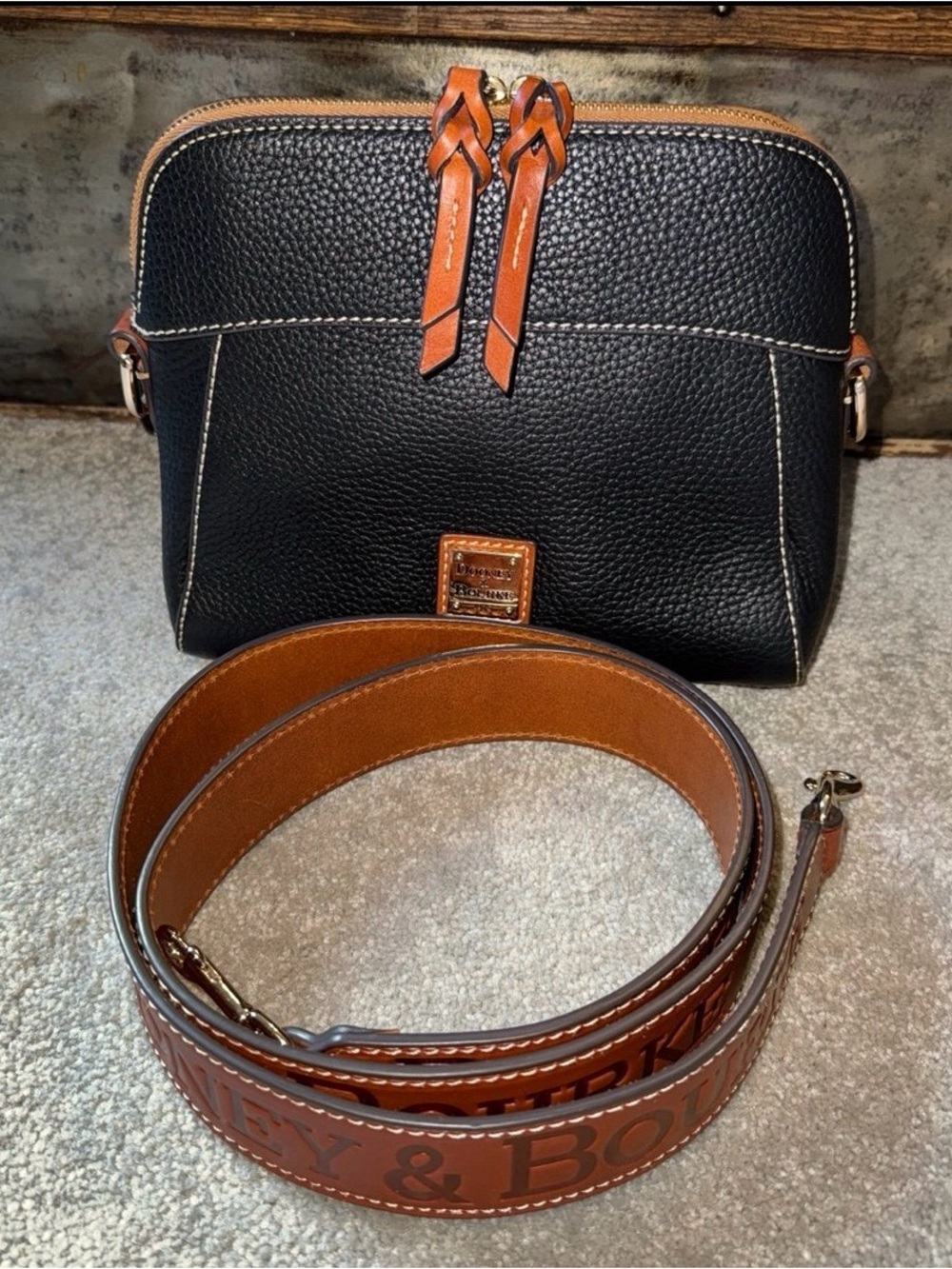 Dooney & Bourke Cameron Crossbody with Guitar Strap